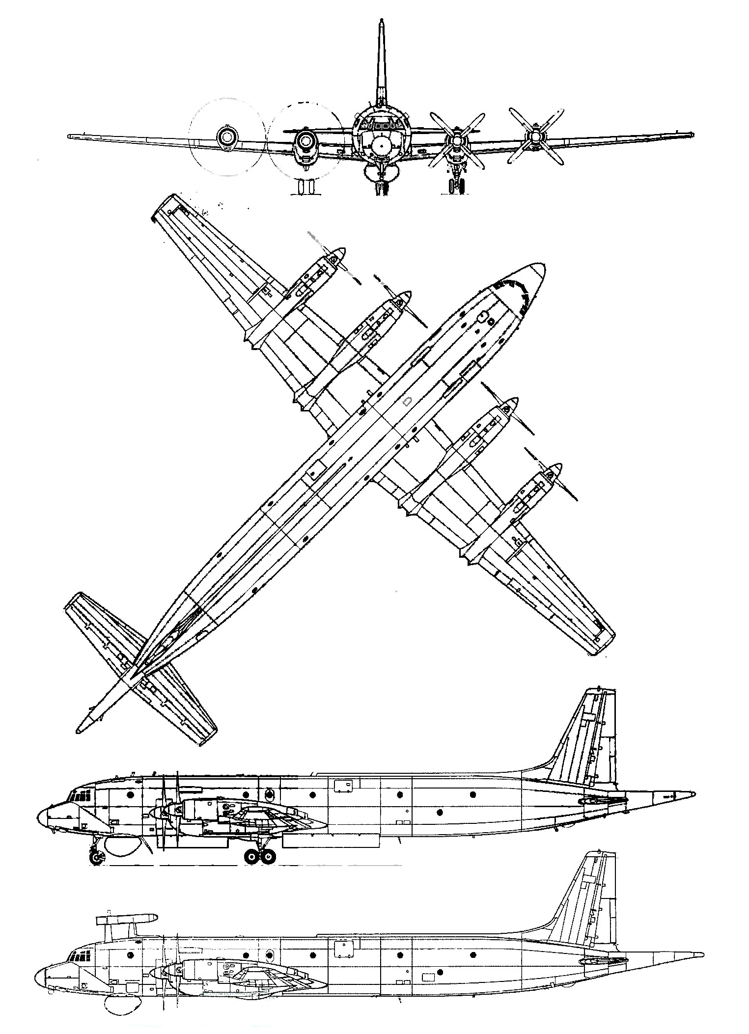 Ил 18 чертеж