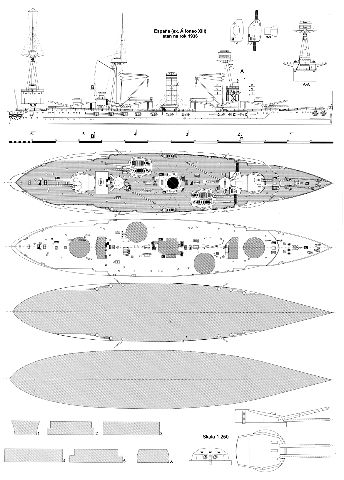 Profile morskie номер 110 и чертежи 1 200