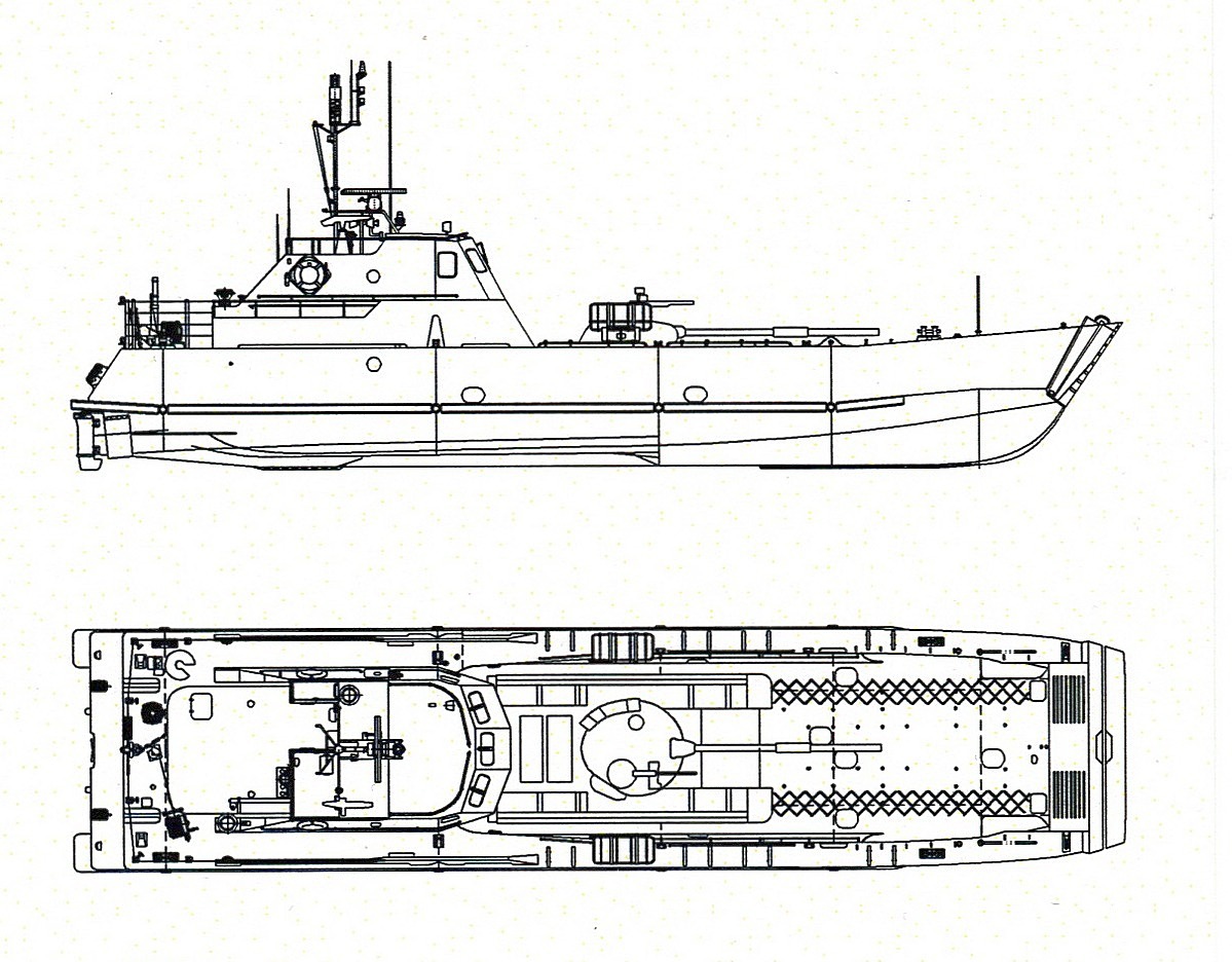 Десантный корабль зубр чертежи
