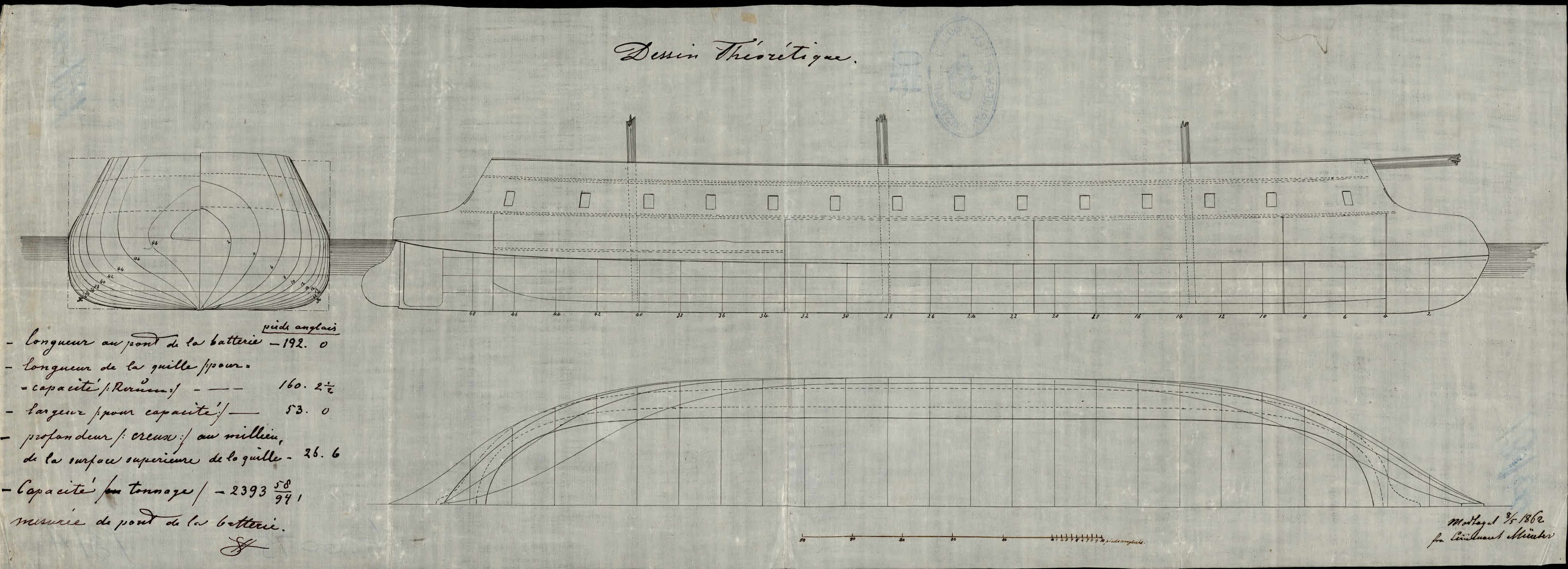 Броненосная батарея первенец 1863 чертежи