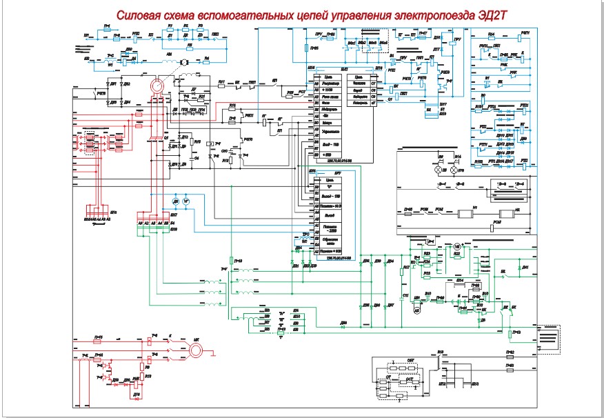 Силовая схема эд9м