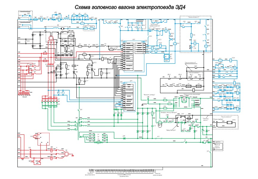 Схема эд4м состава