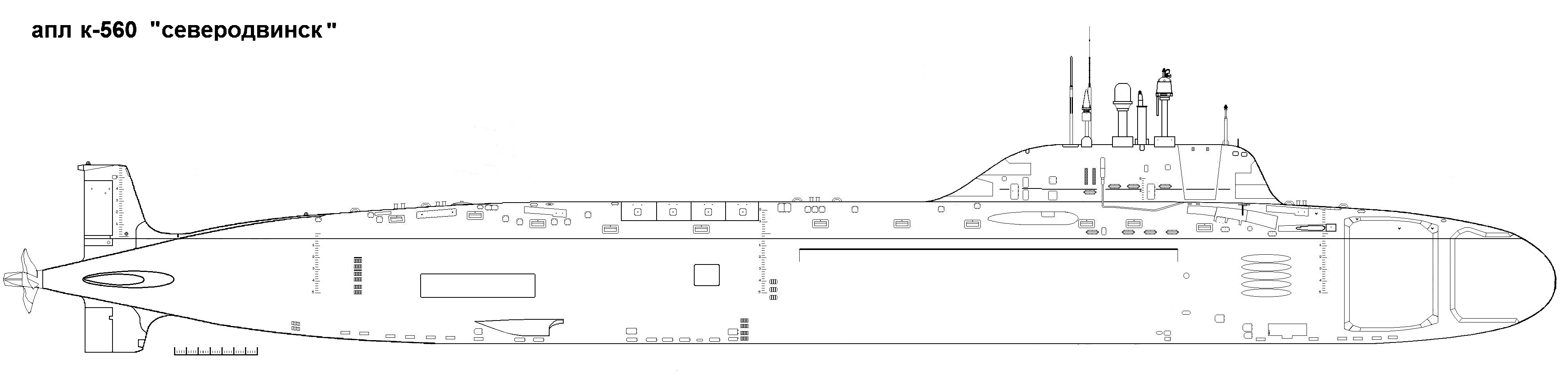 Схема подводной лодки рисунок
