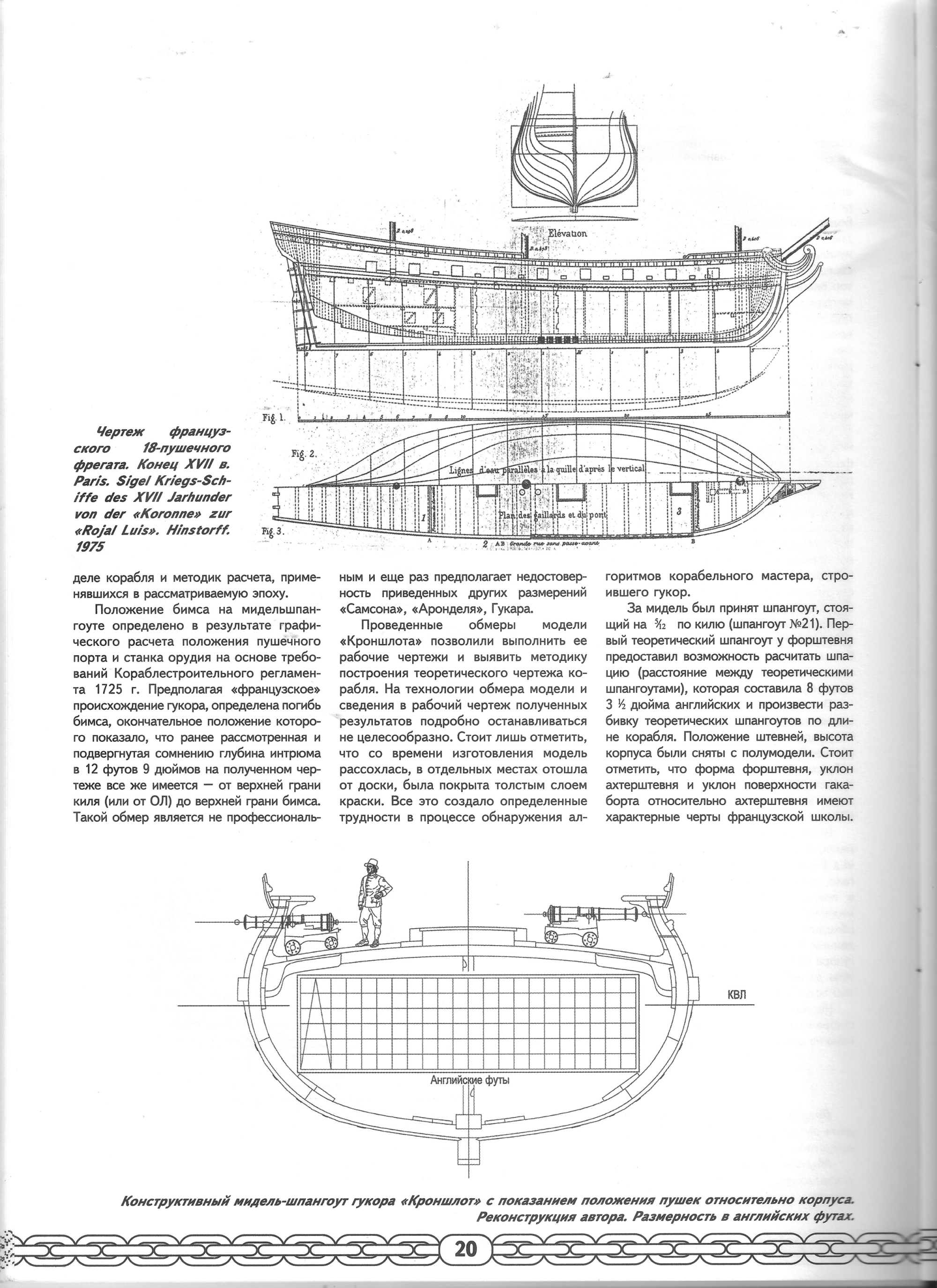 Архангельский гукор 1736 г чертежи